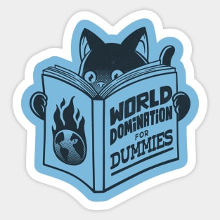 World Domination For Beginners by Tobe Fonseca Sticker